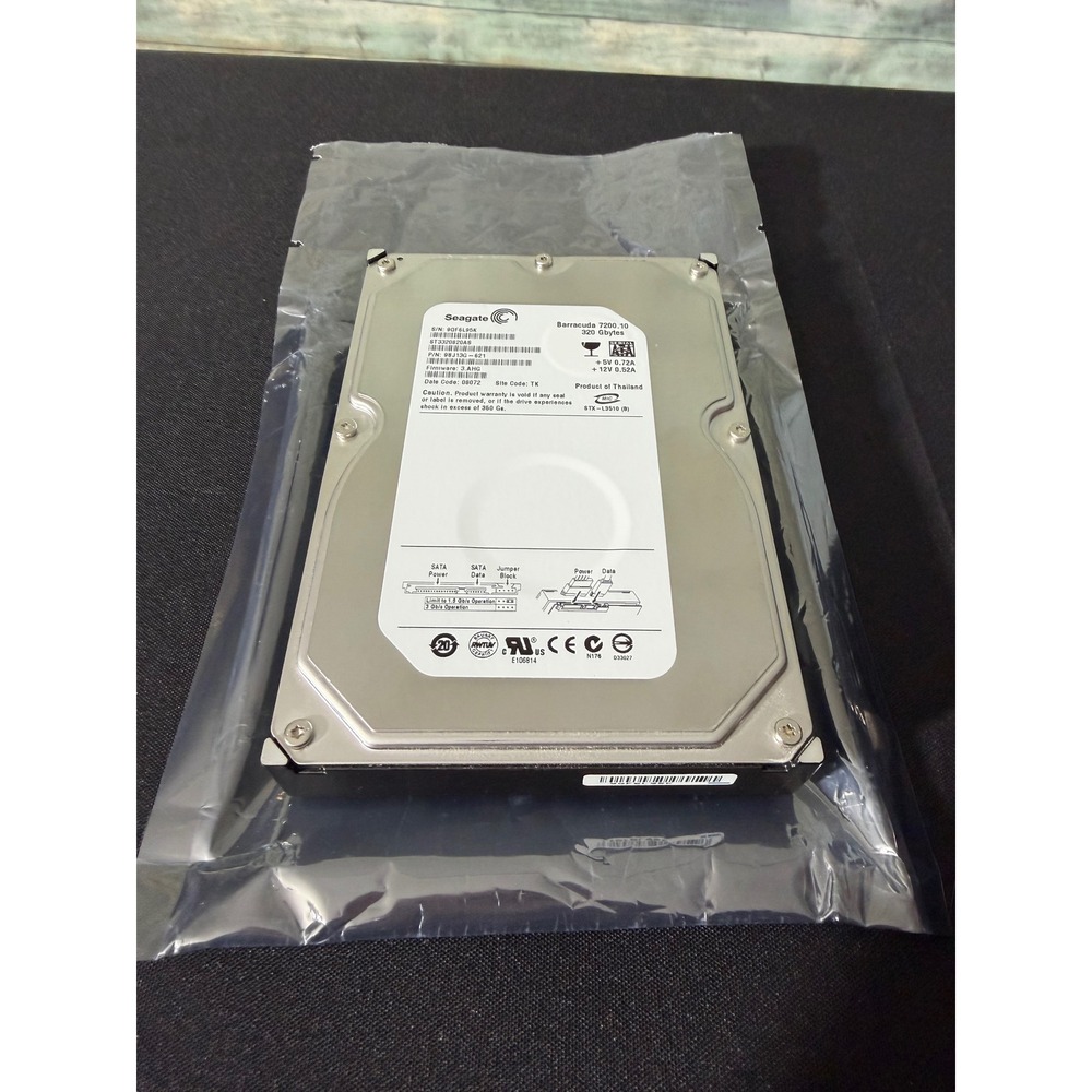 Seagate Barracuda 7200.10 320GB Silver‎ Excellent ST3320820AS SATA 3.5 HDD